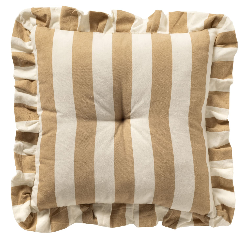 Dutch Decor Sitzkissen 'Bella' 40 x 40 cm Irish Cream - Beige